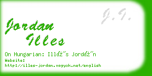 jordan illes business card